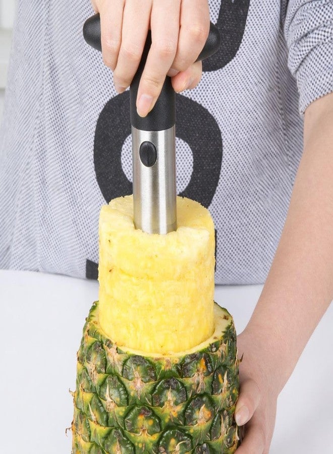 Dimitra Kitchen Pineapple Corer and Slicer Tool Stainless Steel Pineapple Cutter for Easy Core Removal & Slicing Super Fast Pineapple Slicer and Corer Tool - Image 4
